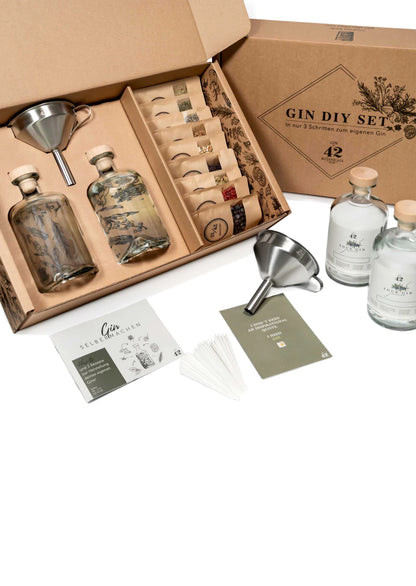 Gin 42 - DIY Gin zum Selbermachen Geschenkbox