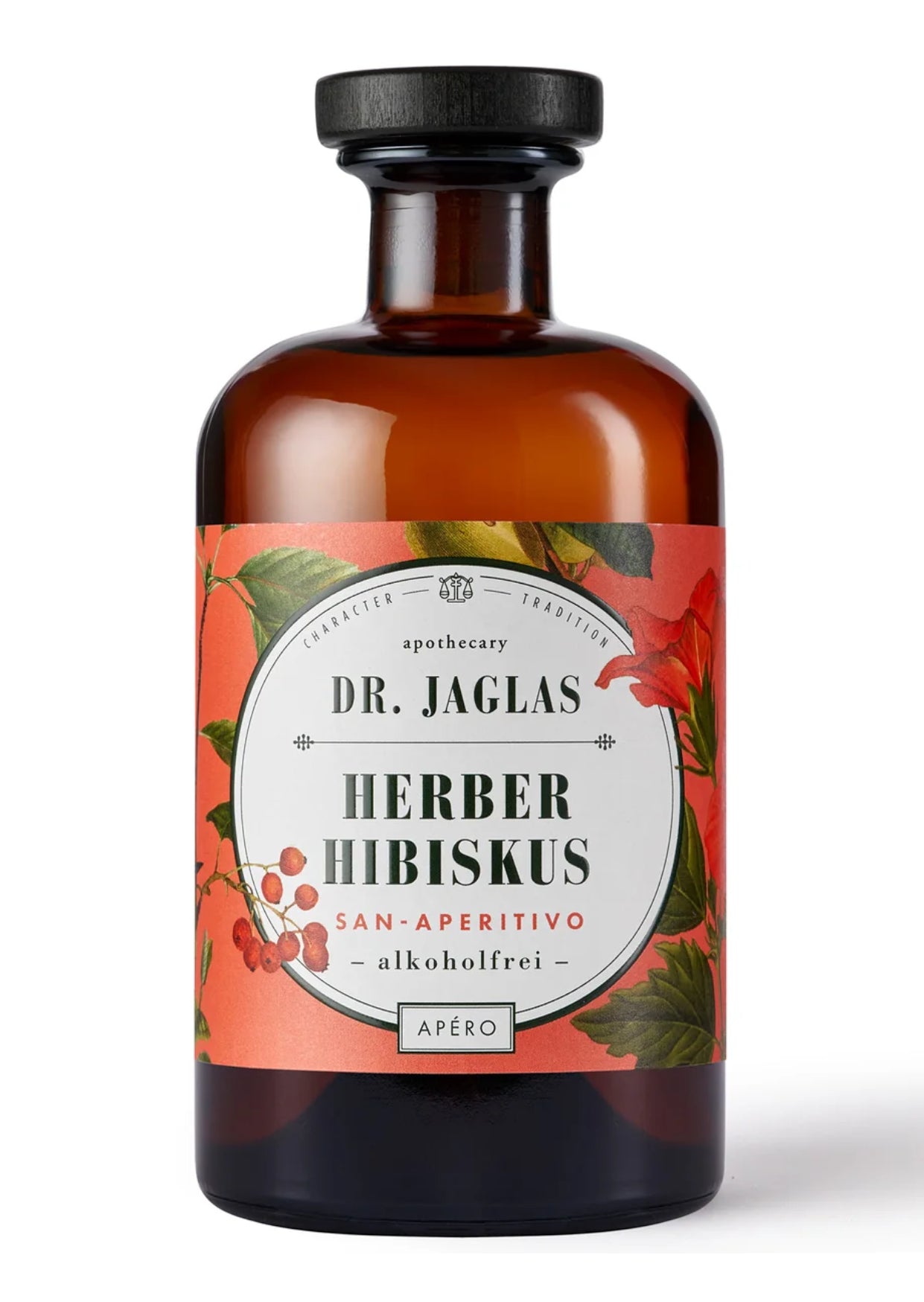 Dr. Jaglas Herber Hibiskus alkoholfreier Aperitif 500ml