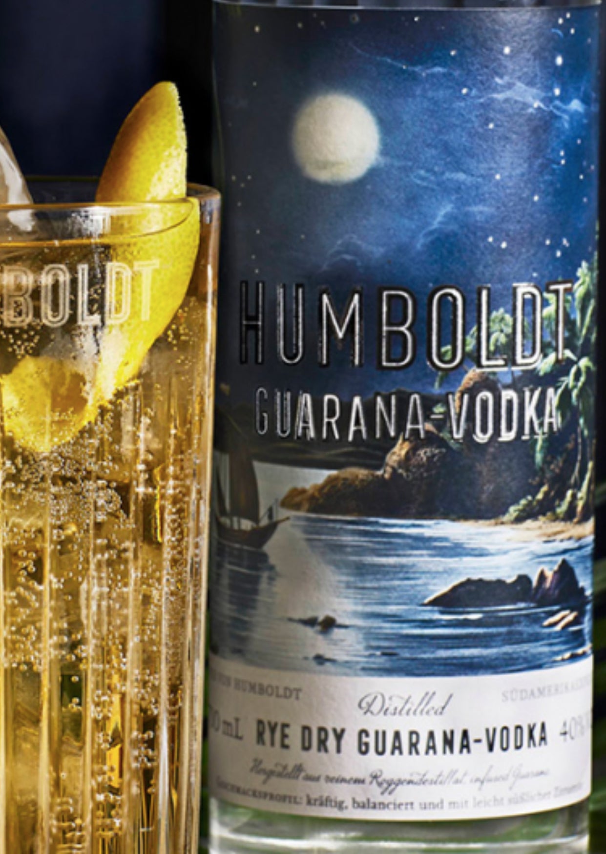 Humboldt Rye Dry Guarana-Vodka 40% vol. 700ml