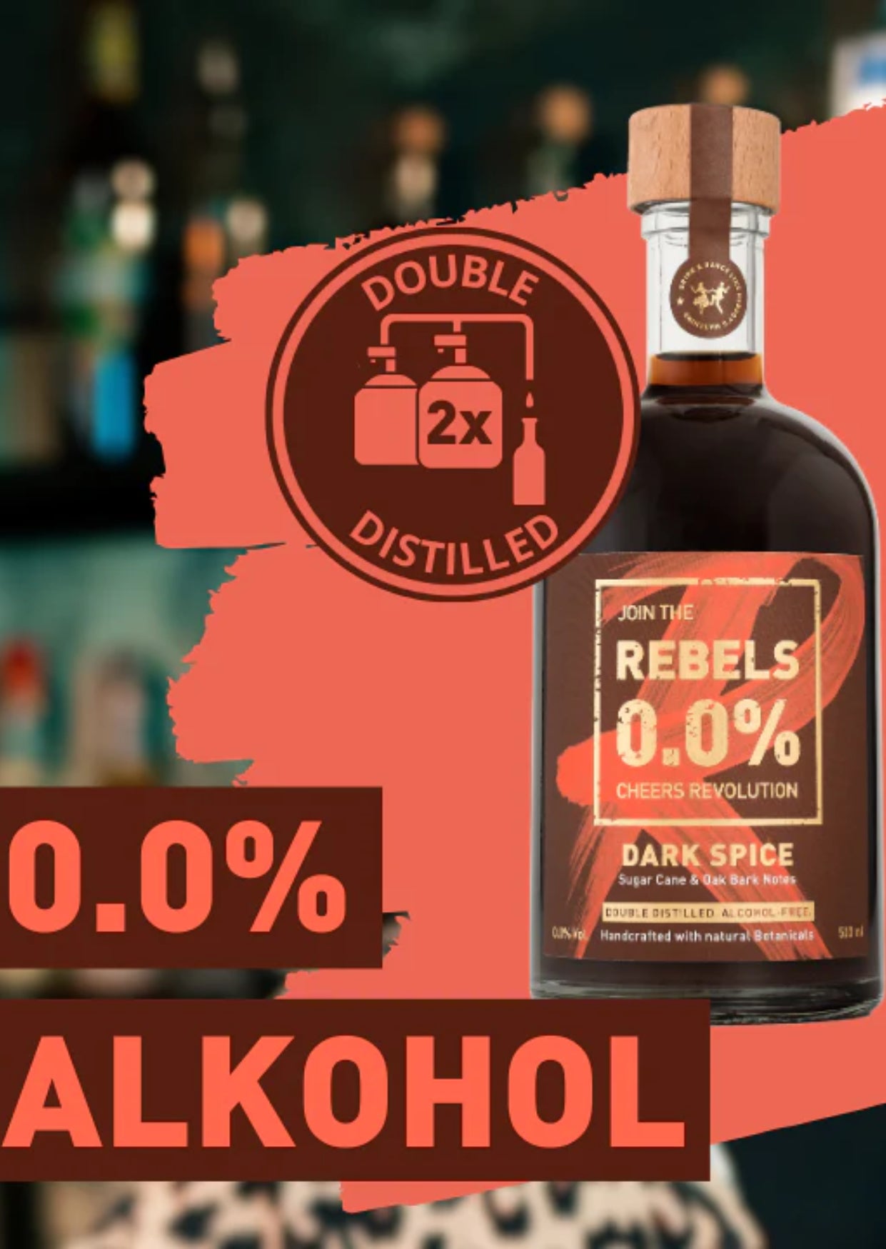 Rebels 0.0% Rum Alternative 500ml
